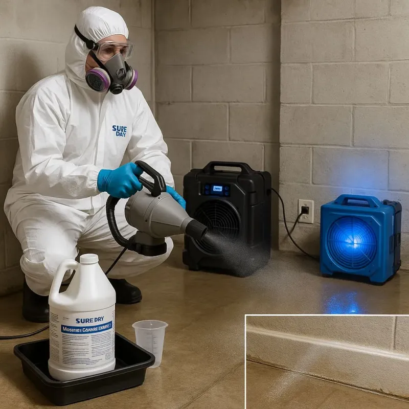 Sanitization and Odor Removal process in Jenison, MI